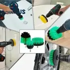 3PCS/SET Tile Grout Drill Brush Power Scrub Clean Tub Cleaner Attach Kit US