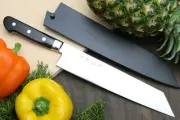 Yoshihiro High Speed Steel Japanese Kiritsuke Multipurpose Chefs Knife