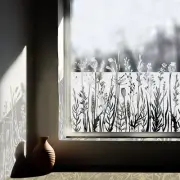 Pure Frosted White Window Border Film Floral, Removable Static Cling Half Pri...