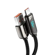 Baseus 66W USB to USB-C Digital Display Cable Fast Charging Data Transmission Cord Line 1/2m long For DOOGEE S88 Pro For