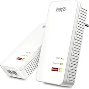 AVM FRITZ!Powerline 1240 AX WLAN Set Edition International, Extender Kit for Power Networks up to 1,200 Mbit/s, Built-in Wi-Fi up to 600 Mbps, Mesh, Access Point, Italian Interface