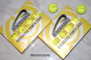 VOLVIK BACKSPIN POWER CORE 2 DOZEN Yellow GOLF BALLS FREE TEES + MARKERS