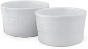Chasseur La Cuisson Ramekin 2 Piece Set, 9.5 x 5.6 cm /250 ml, Antique Cream