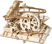 LG501 ROBOTIME Marble Parkour Run Game DIY Waterwheel Coaster Wooden Model Build