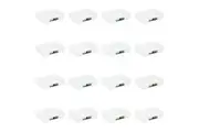 16x Lemon & Lime 4.8L Rectangle Simple Fresh Food Storage Reusable Container CLR