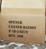 Closeout US Shelby Military Issue P-38 Can Opener Lot of 500 US Made FREE SHIP