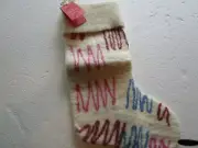 West Elm Felt Stocking - Scribble Christmas New