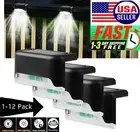 [4-Pack] Solar Powered LED Fence Lights For Garden,Patio,Pathway,Step,Deck.