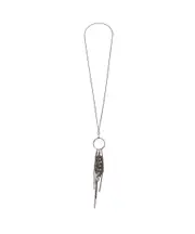 Pendant Necklace One size Antique silver