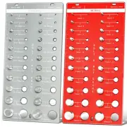 44 Nut and Bolt Thread Checker Standard and Metric, Bolt Size and Thread Gaug...