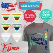 ESSMO™ Neo Chrome Heat Transfer Vinyl HTV T-Shirt 20" Roll Iron On Heat Press