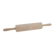 Daily Bake Rolling Pin 45x6cm Rubberwood Dough Pizza Bread Roller Baking Tool