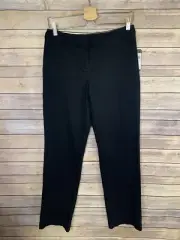 Izod Golf NWT Womens 4 Pants Black Flat Front Nylon Rayon Blend Pockets