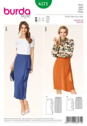 14 BURDA 6571: SKIRT SIZE 8-20 SEWING PATTERN