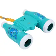 (Blue)6 Times Mini Binoculars With Strap Children Educational Toys MN