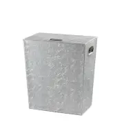 WS Bath Collections Perle 2562S Perle 18-9/10" Leather Hamper