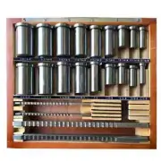 18pcs Hss Groove Keyway Broach Broaches Set Key Tool Bushing Shim Set Metric
