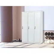 Three-Door Side by Side Office Gym Shed Storage Lockers