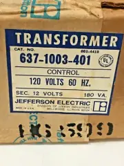 JEFFERSON ELECTRIC 637-1003-401 Transformer Control 120V 60Hz 003-4410
