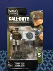 Mega Construx Call of Duty General Davis Figure 18 pcs Series 5 GFW72 New
