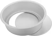 Home Baking Essential Round Cake Pan Removable Bottom Metal Pie Pan for Cheesecake 9 Inches