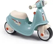 Smoby Ride-on Kids Scooter, Stylish Children’S Scooter with Motorcycle Design, Fun Design Toddler Ride-on with A Mechanical Key, Toybox and Realistic Front Light | For 18 Months+