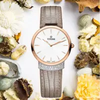 在飛比找momo購物網優惠-【TITONI 梅花錶】優雅伊人系列 簡約時尚石英腕錶32m