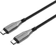 Cygnett USB 2.0 Armoured braided USB C USB C 2m Black