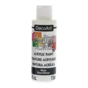 Lot of 2 DECOART White Acrylic Paint FREE SHIPPING
