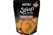 Heinz Soup Of The Day Veg & Lentil Chilli Paprika Soup Pouch 430g