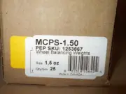 Perfect Equipment Wheel Weights 1.5 oz Box of 25 MCPS-1.50 ~