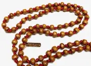 Awaken Your Kundalini Tulsi mala beads necklace hand knotted mala holy basil