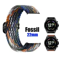 在飛比找Yahoo!奇摩拍賣優惠-Fossil 錶帶 22mm 錶帶 尼龍運動軟手鍊 GEN 