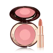 [Charlottes] Love Glow - 6 Shades Of Love - Blush & Lipstick Set | Charlotte Tilbury