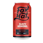 Fox Hat Rusty Mongrel Rum Barrel Aged Imperial Stout 375ml Can