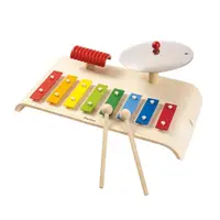 在飛比找momo購物網優惠-【Plantoys】木作兒童樂器-彩虹鐵琴豪華組(木質木頭玩