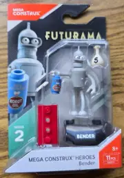 Mega Construx Heroes Series 2 Futurama Bender Mini Figure