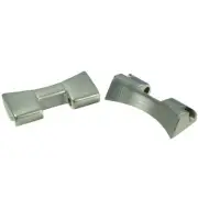 Genuine FORTIS steel bracelet end link sand blasted for Spacematic 623. 625. 627