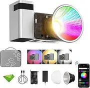 Zhiyun X60 RGB Combo LED Video Light, Bi-Color CCT 2700-6500K CRI?95 TLCI?98, APP Control Continuous Lighting for Photography, Studio Video Lighting, YouTube, Vlog, Live Stream, etc (ZY Mount)