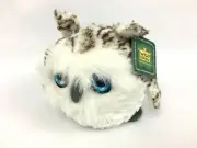 New Wild Republic White w/ Brown Owl Stuffed Plush Ball Tags 7" Oklahoma Center