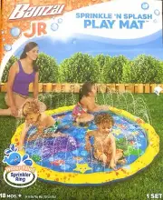 Banzai JR/Sprinkle and Splash Play Mat Pool Inflatable Water Fountain 18 months+