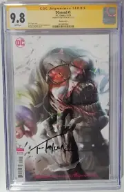 DCeased #5 - CGC 9.8 SS - Mattina Variant - Signed by Tom Taylor