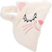 Hot Compress Facial Towel Mask for Women Cute Cartoon Design Breathable Material Full Coverage for Daily Facial Care Routine Present Choice