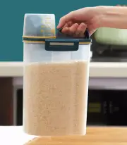 Sealed Rice Barrel Kitchen Organizer Food Container For Grain Flour Rice Storage