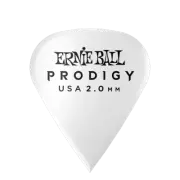 Ernie Ball 2.0MM White Sharp Prodigy Picks 6pk