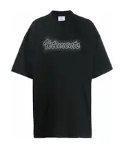 Bling bling logo printed T-shirt S,M Black