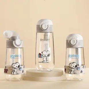 【SNOOPY 史努比】史努比便攜直飲吸管水杯隨手杯水壺500ML/600ML(Tritan材質 不含雙酚A)