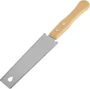 Fxvhojq 6inch SK5 High Carbon Steel Double Edged Hand Saw, 14/17 TPI, Woodworking Saw for Hardwood and Softwood