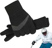 [Generic] Winter Gloves for Men | Touchscreen Thermal Gloves Fleece Warm Gloves,Men Gloves Windproof Soft Insulated Gloves for Driving & Running