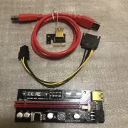 GPU Riser Card PCE164P-N09 VER009S Plus PCI-E 1x To 16x "SHIPS FREE"